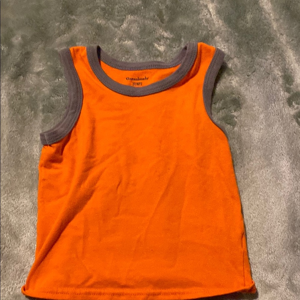 Orange Tank Top for Kids